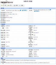 秘鲁进口数据