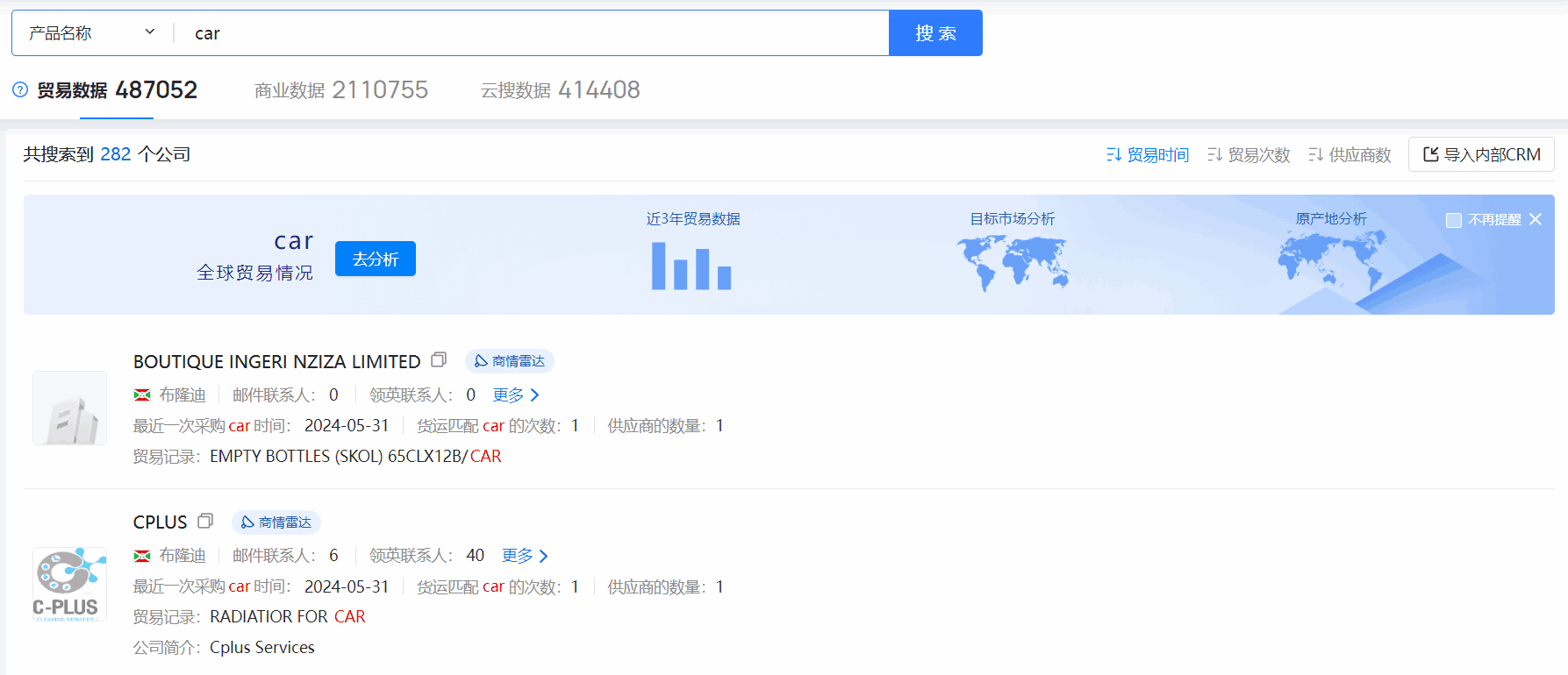 布隆迪海关数据,海关数据查询,海关数据