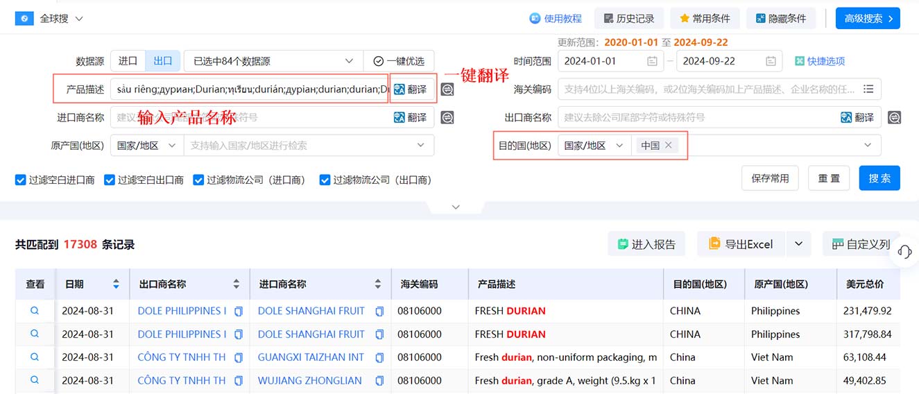 海关数据,腾道海关数据,全球海关数据